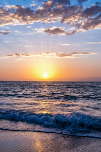 Ocean Sunset 5k (640x960) Resolution Wallpaper