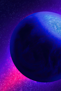 1242x2688 Ocean World Outer Space
