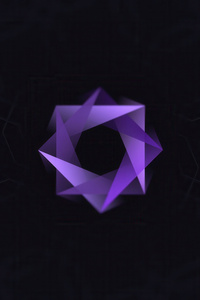 Octagonal Abstract Minimal (640x1136) Resolution Wallpaper