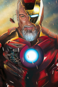 Old Iron Man (640x960) Resolution Wallpaper