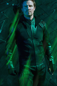 Oliver Queen In Arrow Season 8 2019 (240x400) Resolution Wallpaper