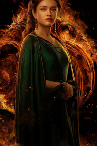 480x800 Olivia Cooke As Alicent Hightower In House Of The Dragon 5k