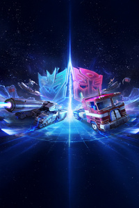 Optimus Prime X Megatron Pubg Mobile (1440x2560) Resolution Wallpaper
