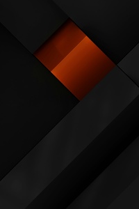Orange Cube In Abstract 5k (640x1136) Resolution Wallpaper