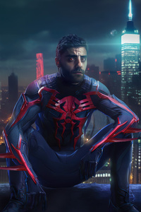 640x1136 Oscar Isaac As Spider Man 2099