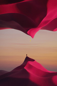 Outrun Elevation Neon Nights And Soaring Shapes (640x1136) Resolution Wallpaper