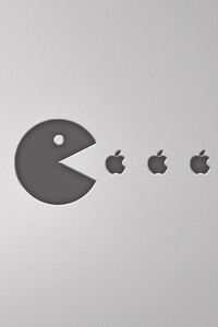 Pacman Apple Minimalism