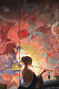 Painting Queen 4k (360x640) Resolution Wallpaper