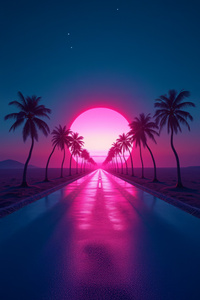 Palm Dreams 2086 (750x1334) Resolution Wallpaper