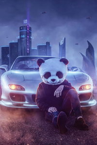 Panda Boy (1080x2280) Resolution Wallpaper