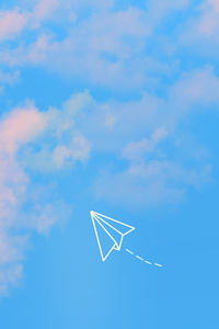 Paper Flight 4k (640x1136) Resolution Wallpaper