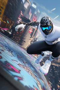 Parkour On Rooftops (320x568) Resolution Wallpaper