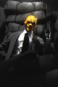 Payday Gold Crew (1440x2560) Resolution Wallpaper