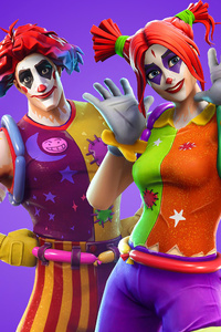 Peekaboo And Nite Fortnite Battle Royale Outfit 4k (540x960) Resolution Wallpaper