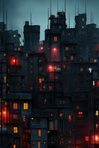 People Amongst The Buildings (750x1334) Resolution Wallpaper