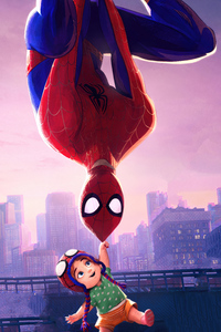 720x1280 Peter B Parker In Spiderman Across The Spider Verse 2023 5k