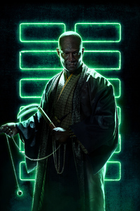 Peter Mensah As Blind Master In Snake Eyes 8k (320x480) Resolution Wallpaper