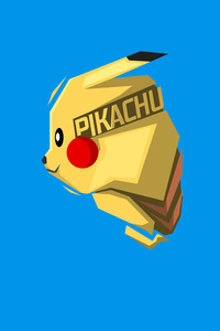 Pikachu Minimalism 8k