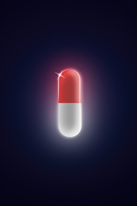 Pill Minimal (360x640) Resolution Wallpaper