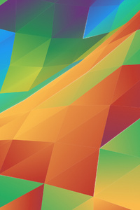 Plasma Colorfull Triangle 4k (640x960) Resolution Wallpaper