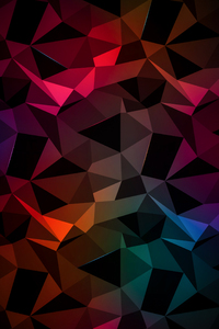 Poly Shapes Joint 8k (320x568) Resolution Wallpaper