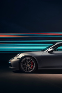 Porsche 911 Carrera 4S 2019 4K (1080x2280) Resolution Wallpaper