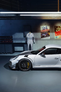 Porsche Gt2 Rs 2023 (320x568) Resolution Wallpaper