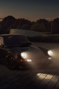 Porsche In Night