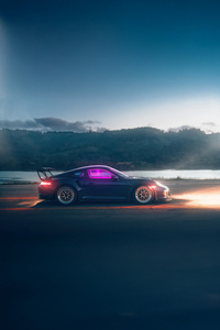 Porsche Retro (240x400) Resolution Wallpaper