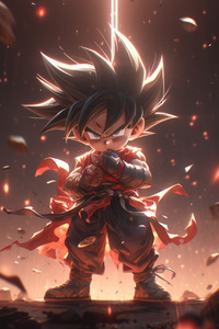 Power Levels Of Goku Unleashed (1440x2960) Resolution Wallpaper