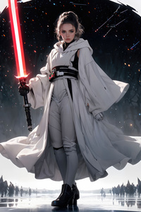 Princess Leia Star Wars (1125x2436) Resolution Wallpaper