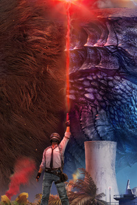 1080x2280 Pubg Godzilla Vs Kong