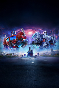Pubg Mobile Robots X Transformers (1280x2120) Resolution Wallpaper