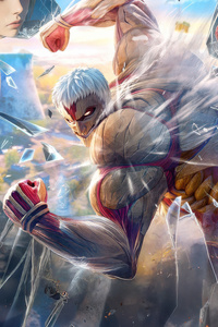 Pubg Mobile X Attack On Titan 2025 Game (1080x2400) Resolution Wallpaper