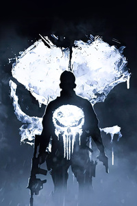 Punisher Shadow Of The Assassin (640x1136) Resolution Wallpaper
