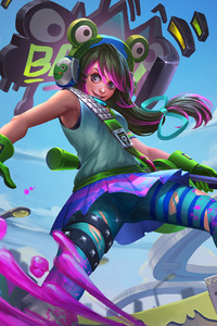 Punk Polly In Heroes Of Newerth (1440x2960) Resolution Wallpaper