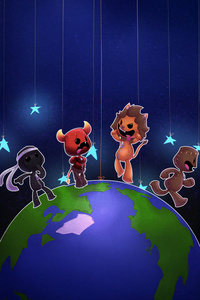 Puppet Parade A Night Above The Earth (320x480) Resolution Wallpaper