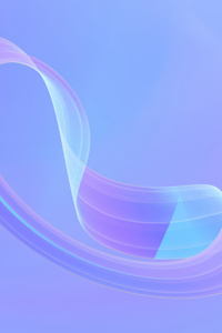 Purple And Blue Twisted Loop (320x480) Resolution Wallpaper