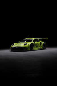 Quadrant Themed Porsche 911 Rsr 19 Sprint (1080x2280) Resolution Wallpaper