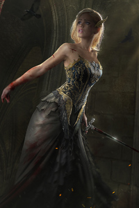 Queen With Weapon (240x320) Resolution Wallpaper