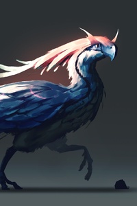 Quentin Bouilloud Bird Creature 4k (1125x2436) Resolution Wallpaper