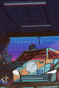 Race Box (800x1280) Resolution Wallpaper