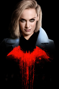 Rachel Skarsten As Alice In Batwoman (320x568) Resolution Wallpaper
