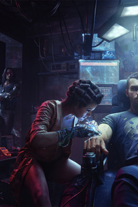 Raels Bodysculpting And Tattoo Cyberpunk 2077 (540x960) Resolution Wallpaper