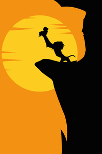 Rafiki Introduce Simba (1080x1920) Resolution Wallpaper