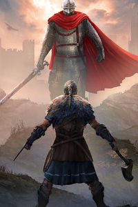 Ragnar Lothbrok Assassins Creed Valhalla Game New (240x320) Resolution Wallpaper