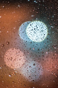 Rain Drops Long Exposure Lights 5k (480x854) Resolution Wallpaper