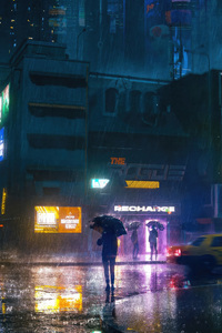 Rainy Nights (1440x2560) Resolution Wallpaper