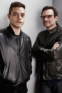 Rami Malek And Christian Slater (750x1334) Resolution Wallpaper