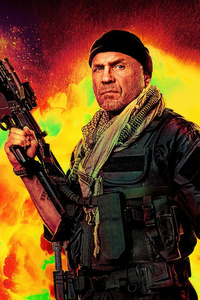 Randy Couture As Toll Road In The Expendables 4 (360x640) Resolution Wallpaper